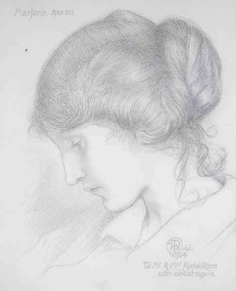 Head of a Girl, 1914 by Romanticism