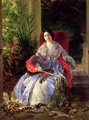 Portrait of the Princess Elizavetta Pavlovna Saltykova by Romanticism