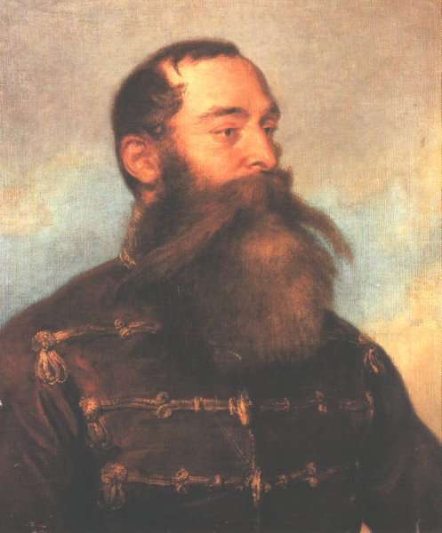 Kmety Gyorgy honvedtabornok kepmasa, 1850 by Romanticism