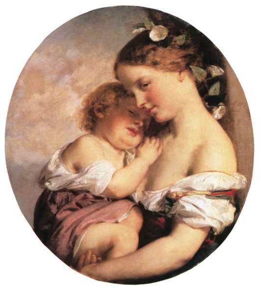 Mother and Child 1846-50 by Romanticism