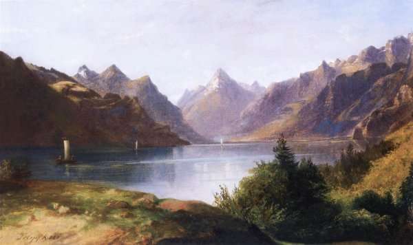 Tarn 1880 by Romanticism
