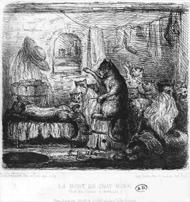Death of Cat Murr by Romanticism