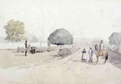 A New Consignment of Slaves by Romanticism