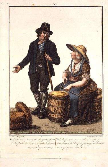 Dutch Dairy Farmers, 1829-30 by Romanticism