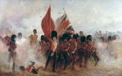 Scots Guards saving the Colours at Alma by Romanticism