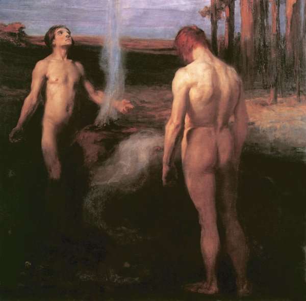 Kain and Abel 1899 by Romanticism