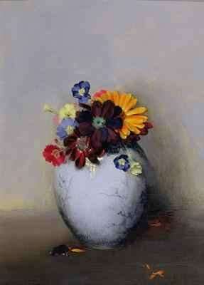 Polyanthus in an Oriental Vase by Romanticism
