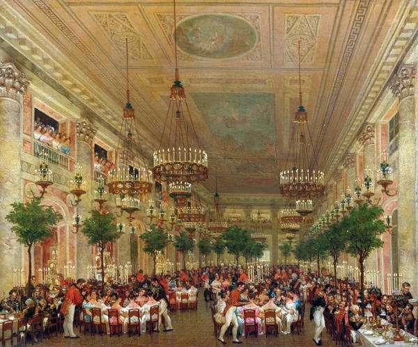 Feast at the Tuileries to Celebrate the Marriage of Leopold I, 1832 by Romanticism