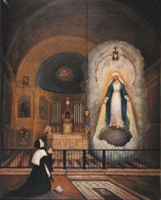 Apparition of the Virgin to St Catherine Laboure by Romanticism
