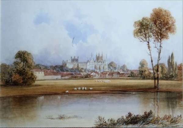 Peterborough Cathedral by Romanticism