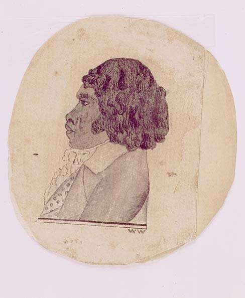 Portrait of Bennelong, one of two natives brought from New South Wales by Governor Hunter and Captain Waterhouse, c.1795 by Romanticism