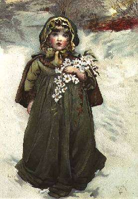 Frontispiece from Christmas Roses 1880 by Romanticism