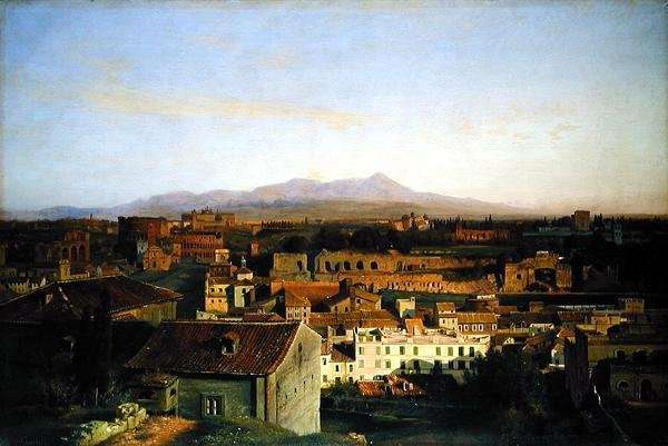 View from Rome by Romanticism