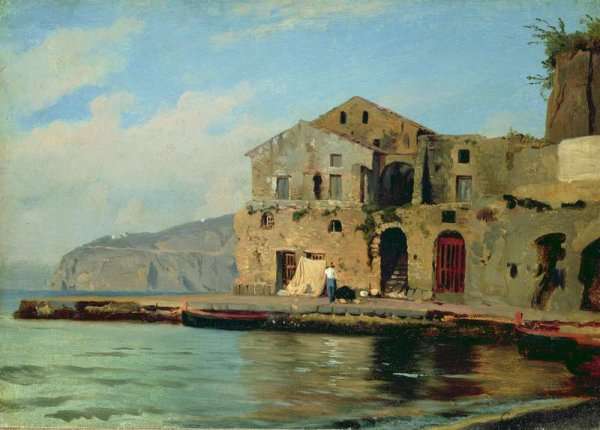 Beach House at Sorrento by Romanticism