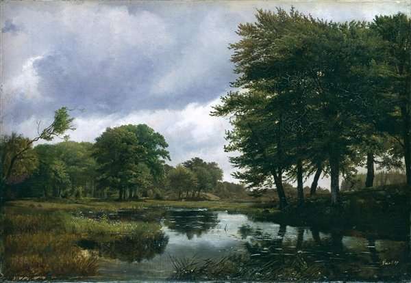 Landscape at Silkeborg by Romanticism