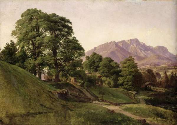 Landscape in Upper Bavaria by Romanticism