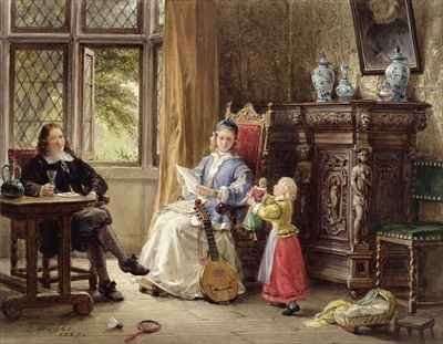 Elizabethan Interior by Romanticism
