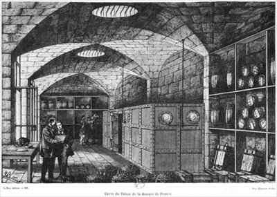 Basement of the Bank of France in Paris by Romanticism
