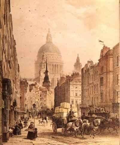 Fleet Street by Romanticism