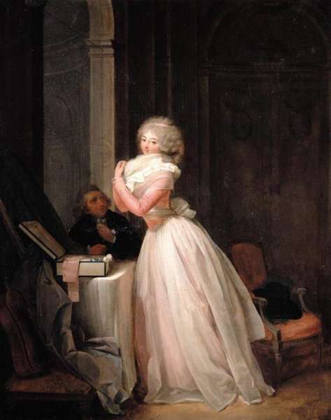 Lady at Her Toilet by Romanticism