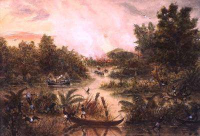 Gunboat Diplomacy 1877 by Romanticism