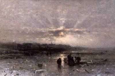 Ice Fishing by Romanticism