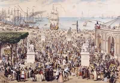 A Market under the Universal Democratic and Social Republic by Romanticism