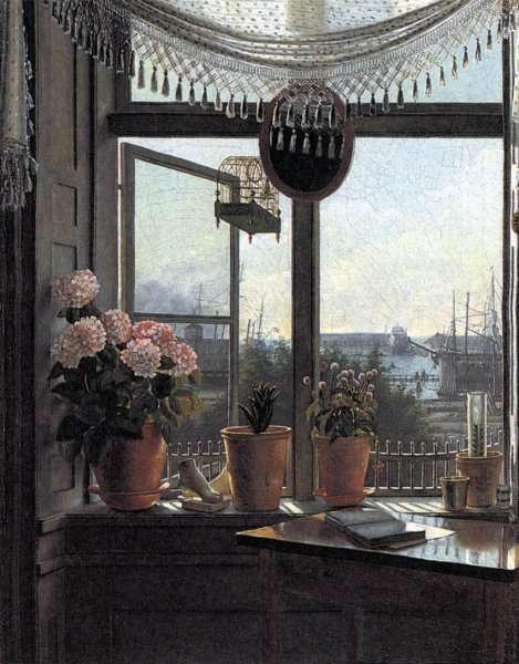 View from the Artist's Window c. 1825 by Romanticism