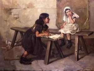The Schoolroom by Romanticism