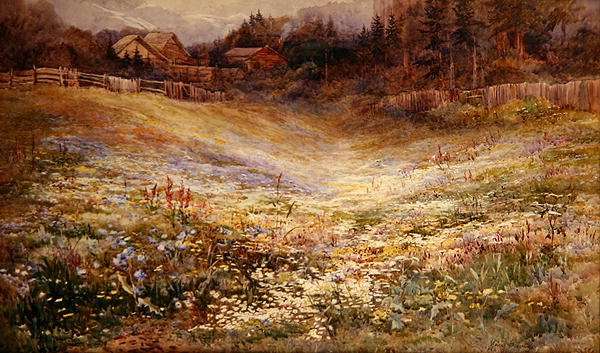 A Meadow in the Alps by Romanticism
