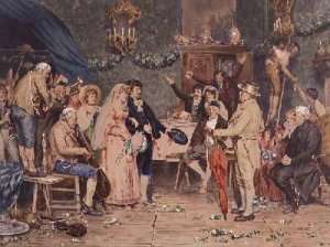 The Wedding Party by Romanticism
