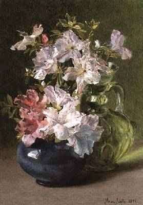 Azaleas in a Jug 4 by Romanticism