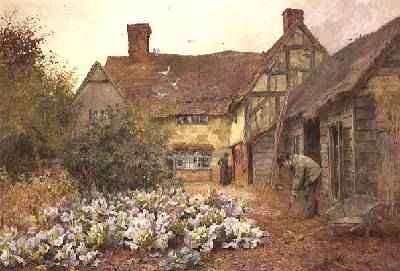 Tending the Cabbage Patch by Romanticism