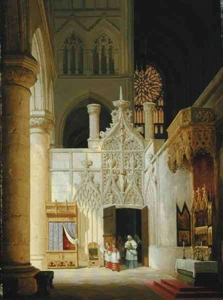 Gothic Church by Romanticism