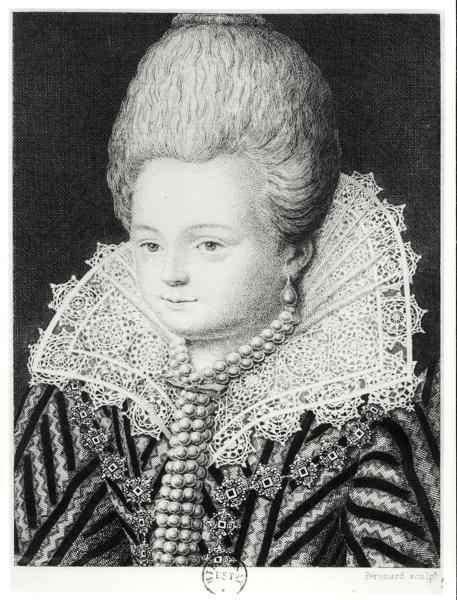 Diane d'Andouins 1554-1620 Countess of Gramont, called La Belle Corisande by Romanticism