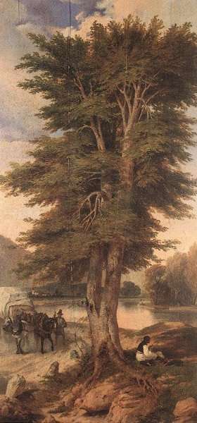 A Zold fa cegerkepe, 1838 by Romanticism