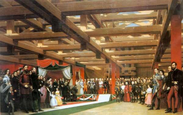 A Lanchid alapkoletetele, 1864 by Romanticism