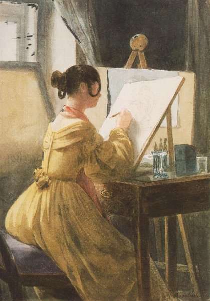 Muteremben (Teleki Roza), 1838 by Romanticism