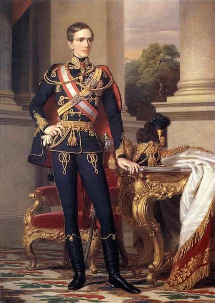 Portrait of Emperor Franz Joseph I 1853 by Romanticism