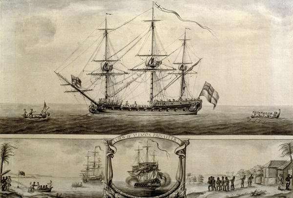 A View of Ye Jason Privateer, c.1760 by Romanticism