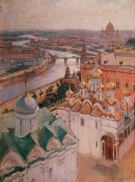 View of Moscow from the Bell Tower of Ivan the Great by Romanticism