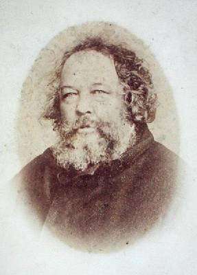 Portrait of Mikhail Alexsandrovich Bakunin 1814-1876 by Romanticism