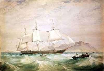 H.M.S. Hornet by Romanticism