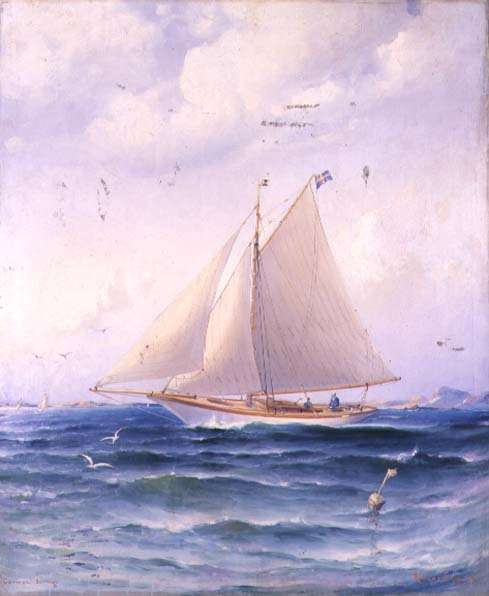 A Yacht by Romanticism