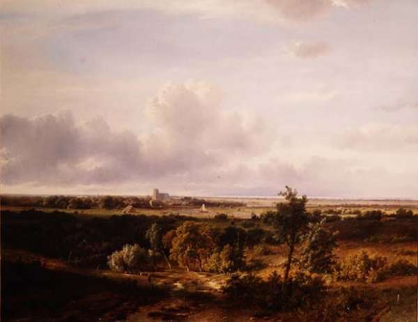 Dutch Landscape by Romanticism