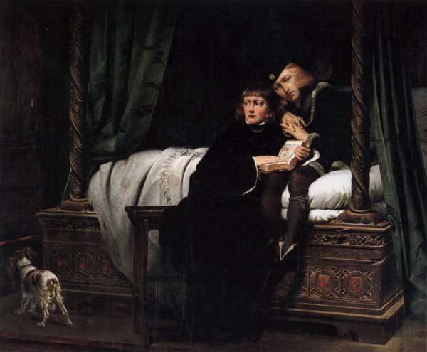 The Death of the Sons of King Edward in the Tower 1831 by Romanticism