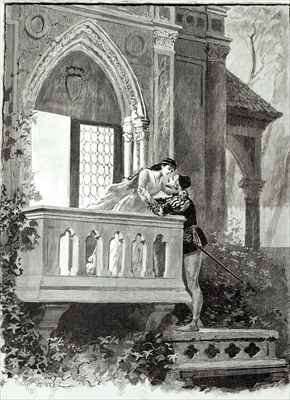 Scene from Act II of Romeo and Juliet by Romanticism