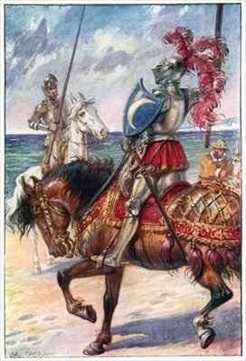 The Knight of the White Moon by Romanticism