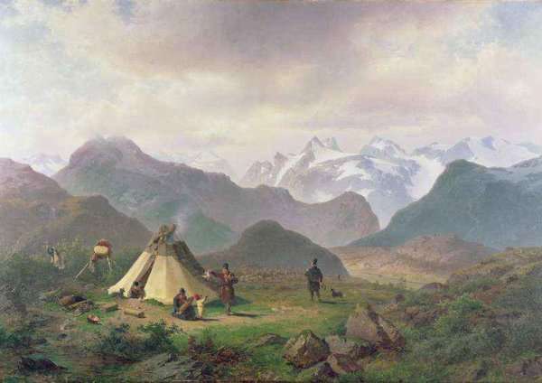 Motif from Kvikkjokk by Romanticism