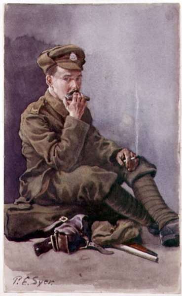 Harmonica Player, c.1918 by Romanticism